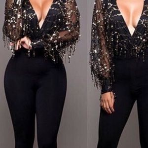 Sequin Jumpsuit. Only Medium Available